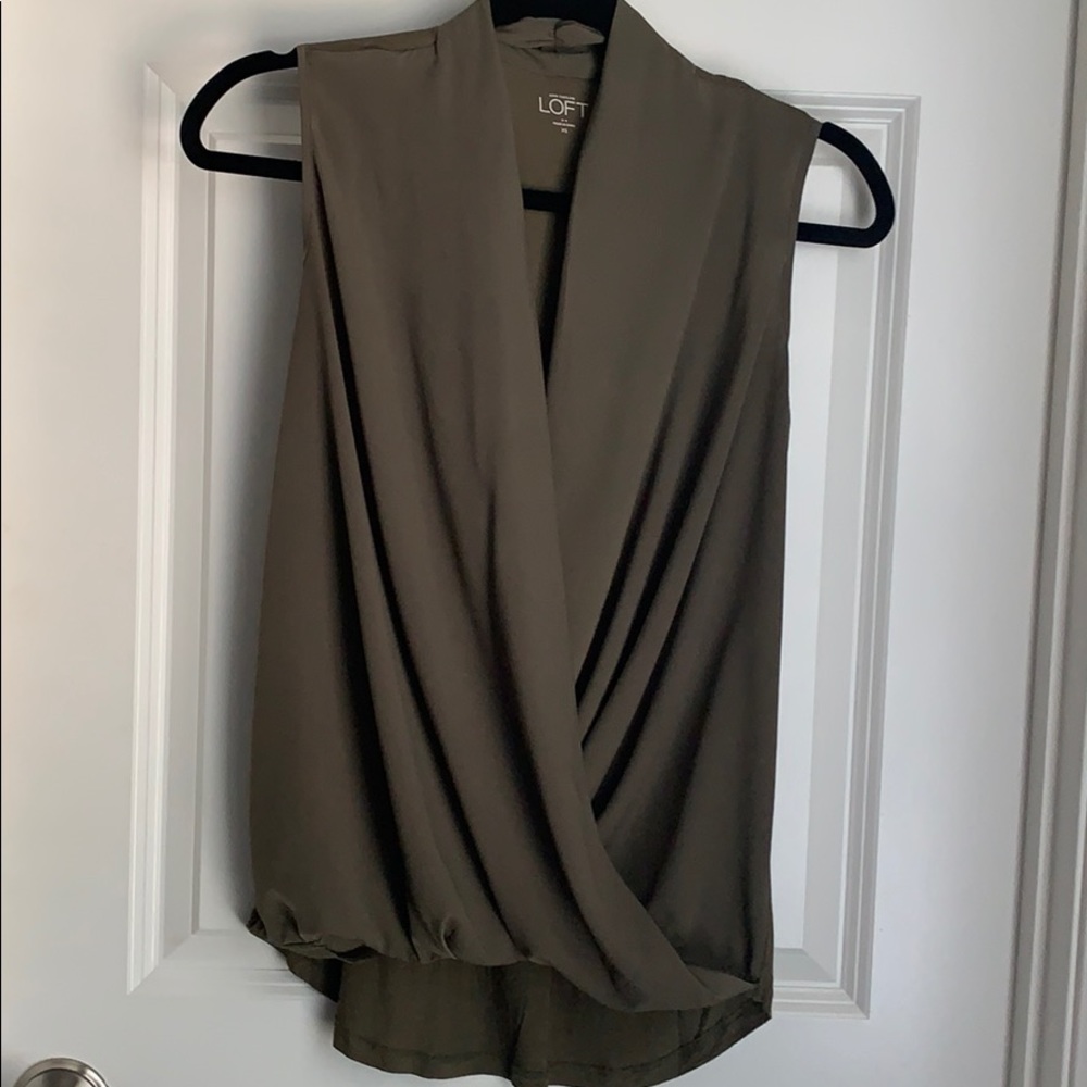 Wrap type blouse
